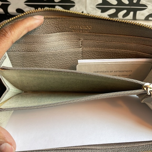 Jimmy Choo 3 piece Sasha M Star Bundle with Tote, wallet and card holder - Picture 8 of 11